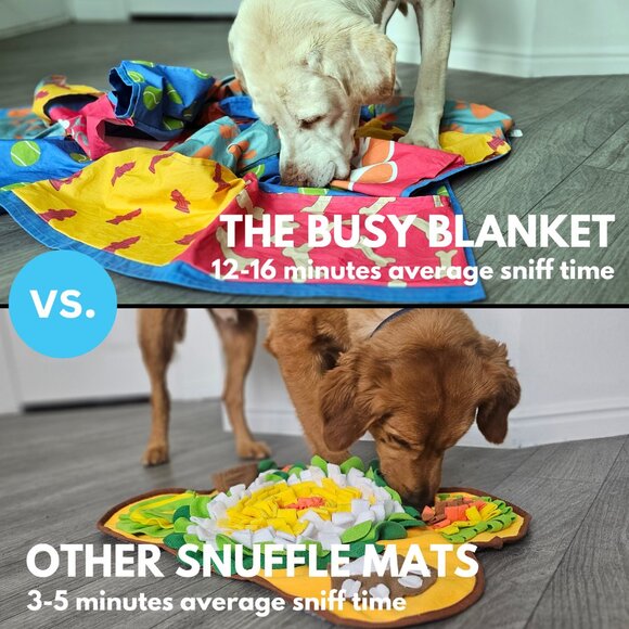 The Busy Blanket Dog Snuffle Mat Treat Sheet Snuffle Mat for All Breeds & Sizes - Picture 9 of 11